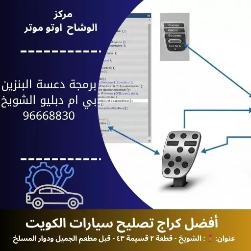 برمجة دعسة البنزين بي ام دبليو في الكويت | خدمة احترافية على يد فنيين متخصصين