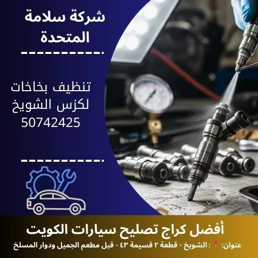 تنظيف بخاخات لكزس في الكويت فني صيانة مدار 24 ساعة