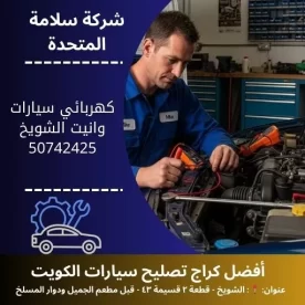 كهربائي سيارات وانيت في الكويت 50742425 فحص وبرمجة دقيقة